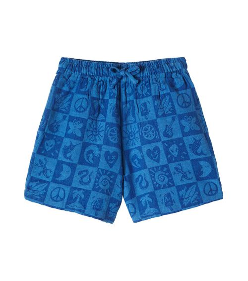 Arto checked cotton shorts