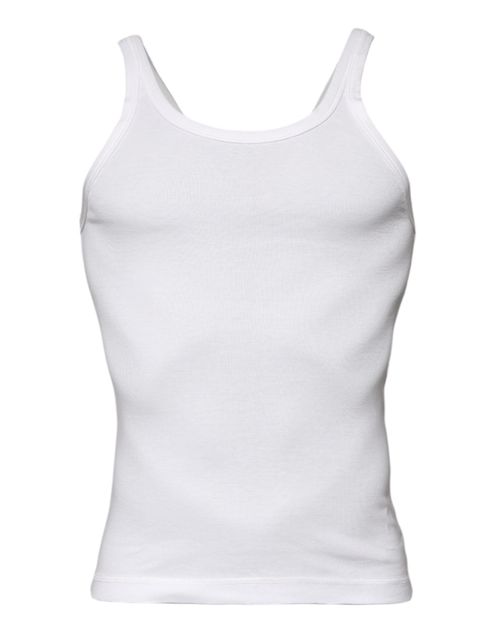 100% Cotton Tank Top — White