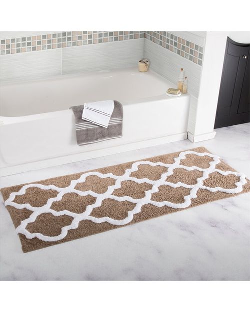 Cotton Extra Long Bath Mat