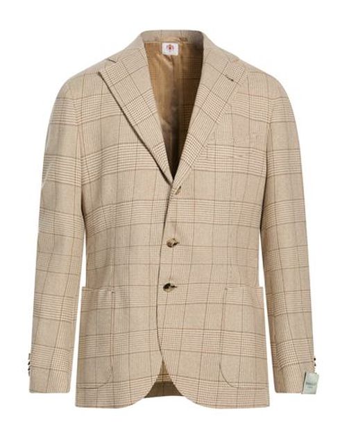 Man Blazer Mustard Size 40 Virgin Wool, Cashmere
