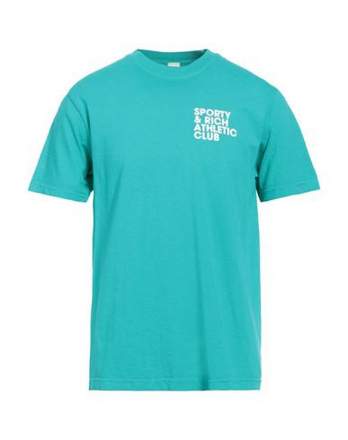 Man T-shirt Turquoise