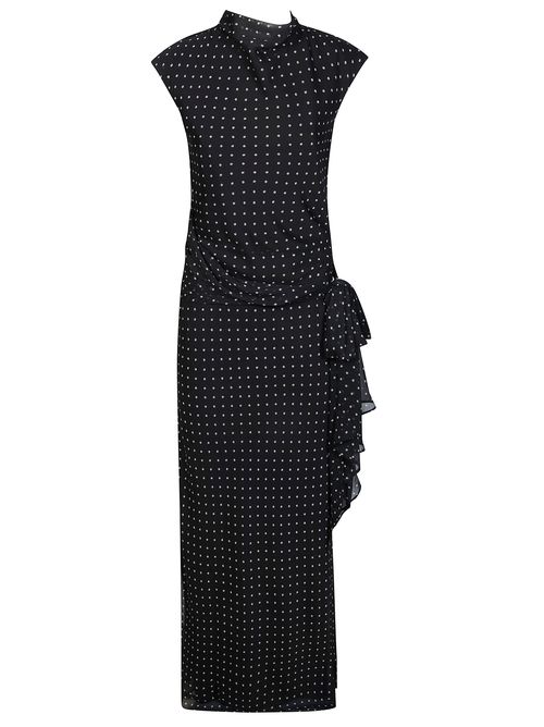 Maxi Suit with Waist Ribbon for Women