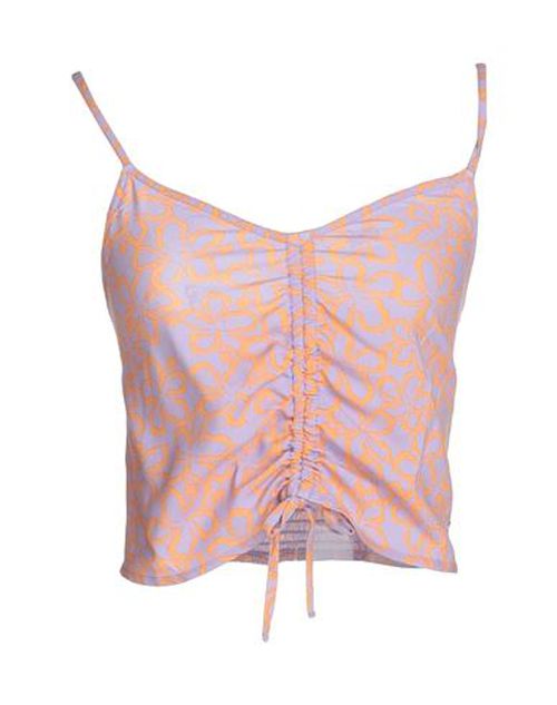 Rx Top Vibrant Light Woman Top Mauve Size M Viscose