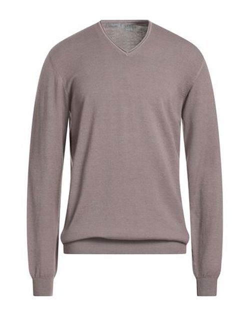 Sergio Tegon Man Sweater Taupe Size XXL Virgin Wool, Elastane