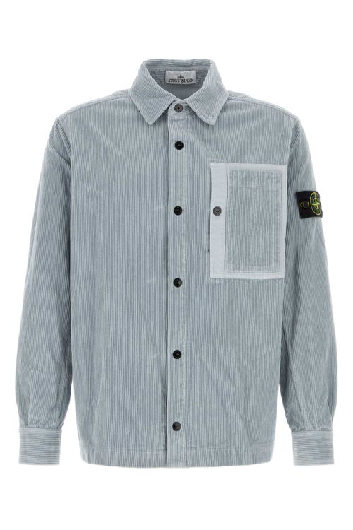 Corduroy Overshirt — Gray