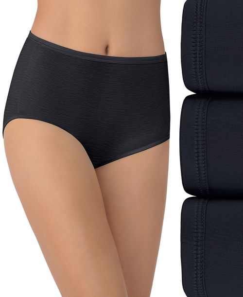 Women's 3-Pk. Illumination Brief Underwear 13310 - Blk Multi