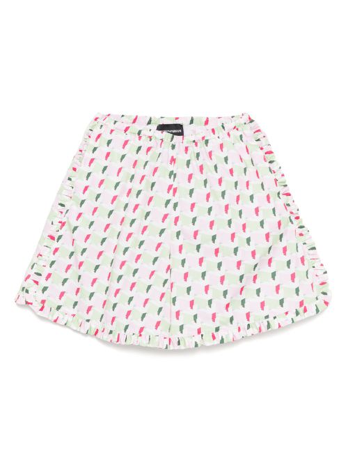 Emporio Armani Kids patterned shorts - Green