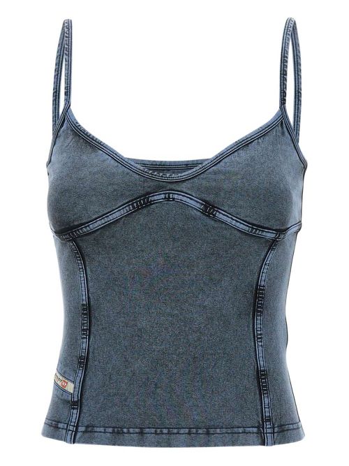 Denim corset top - Blue