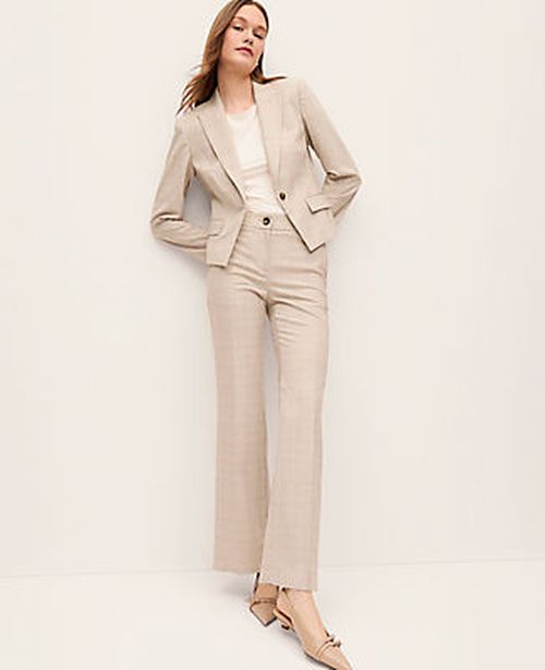 Ann Taylor The Jayne Trouser in Glen Check