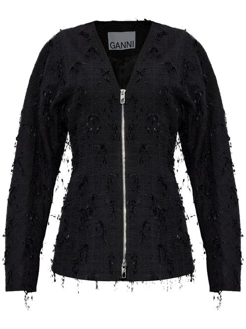 Tweed blazer - Black