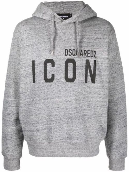 Cotton logo-print hoodie