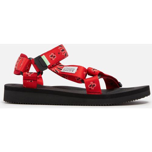 Suicoke Women's Depa-Cab-Pt02 Paisley-Print Webbing Sandals - UK 4