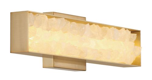 Celeste Brass LED Wall Sconce from the Divinely Collection