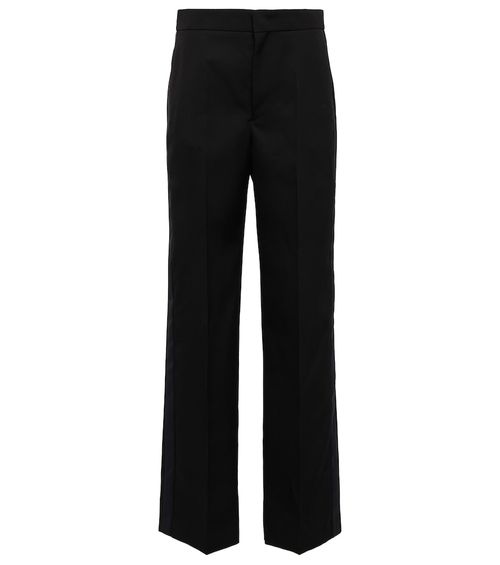 Scarly wide-leg wool pants