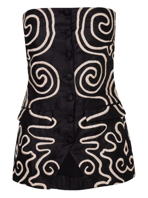 Cala de la Cruz Noah vest - Black