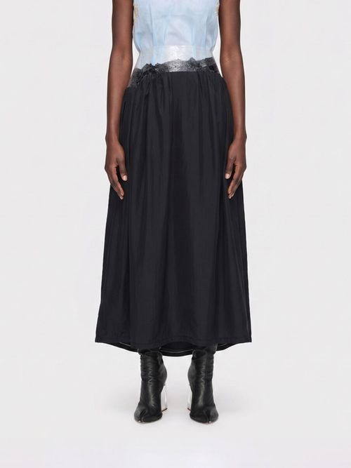 Skirt Woman color Black