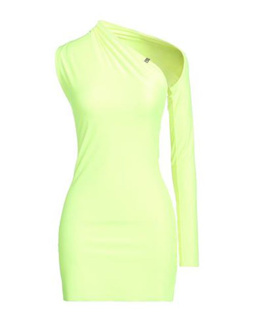 1017 Alyx 9sm Woman Mini dress Lime green Size 4 Polyamide, Elastane
