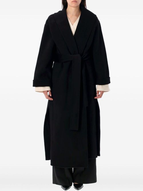 Trullem belted coat - Black