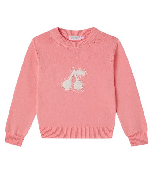 Liesel embroidered cotton sweater
