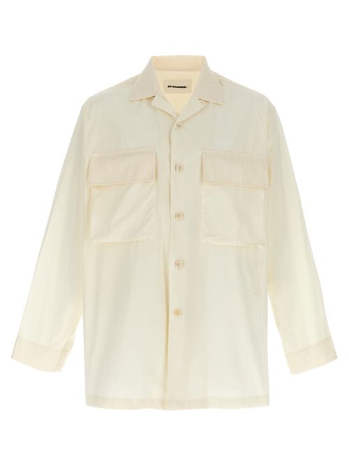 Logo Embroidery Shirt Shirt, Blouse