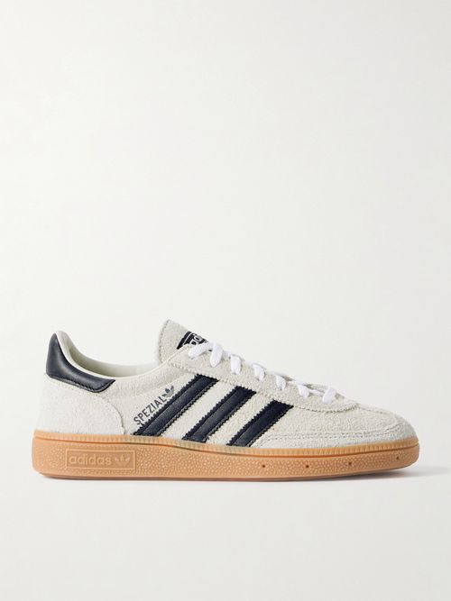 adidas Originals | Handball Spezial Leather-trimmed Suede Sneakers - Gray | Realry adidas Originals | Handball Spezial Leather-trimmed Suede Sneakers - Gray | Realry