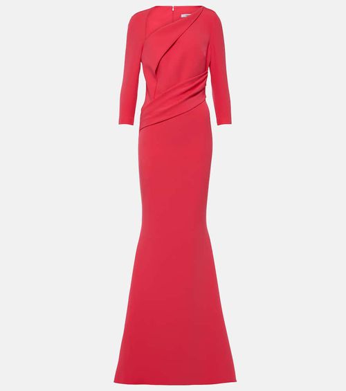 Pollina crêpe gown