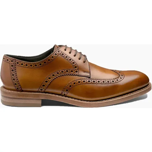 Men's Loake RANKIN DERBY CALF BROGUE TAN - Brown