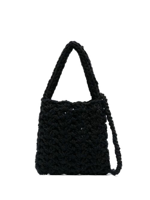 Chunky-knit bag - Black