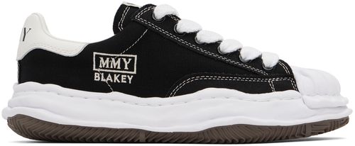 Maison MIHARA YASUHIRO Black 'Blakey' OG Sole Canvas Sneakers