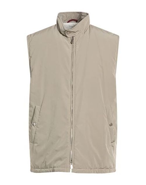 Man Vest Sage green Size 42 Polyester, Polyamide
