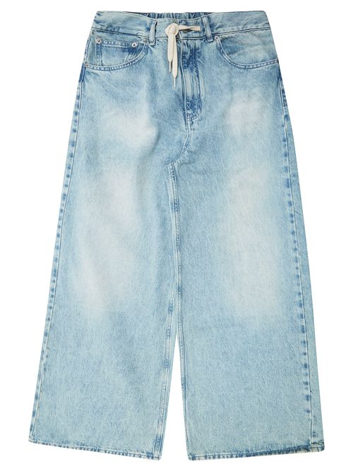 Mini Drawstring Waist Jeans