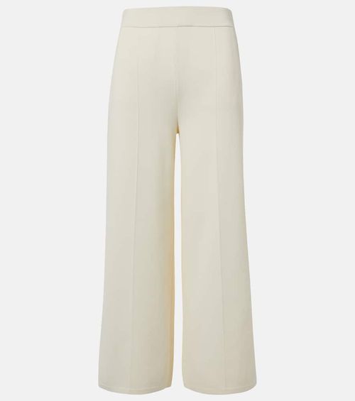 High-rise wide-leg pants