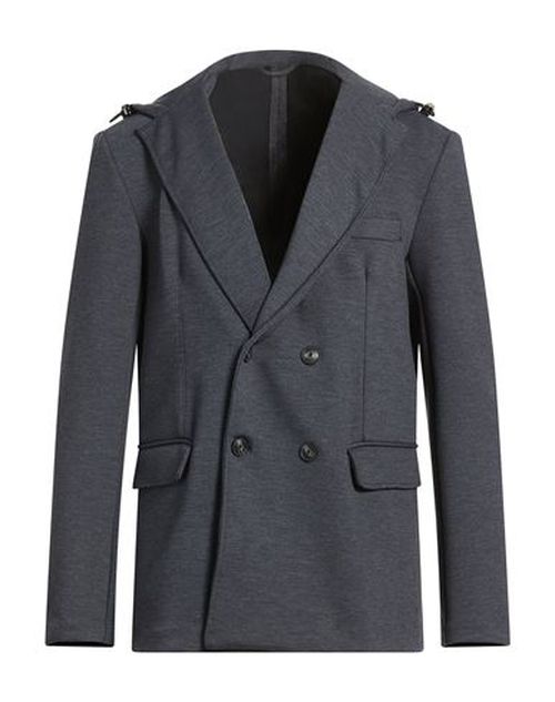 Man Jacket Navy Size 38 Polyester, Viscose, Elastane