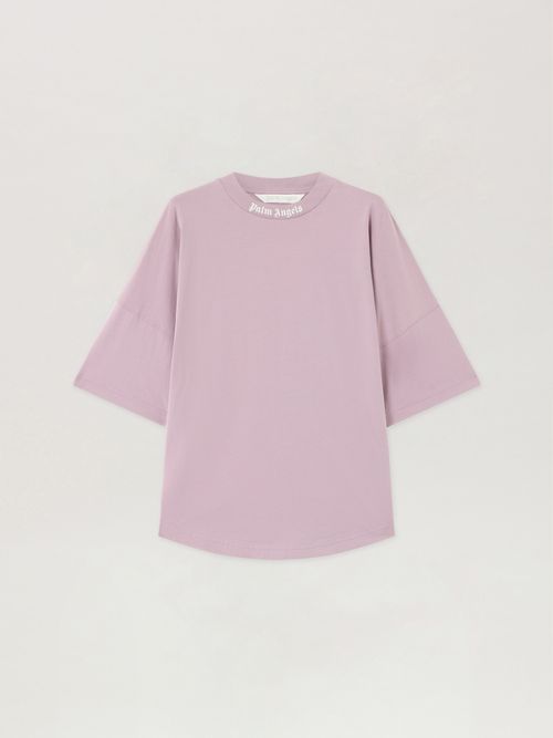 Dripping Curved Logo Over T-shirt - Woman T