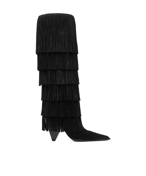 Jayla Suede Fringed Boot