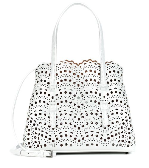 Mina 25 leather tote bag