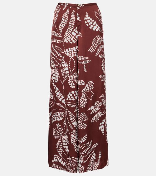 Clea printed wide-leg pants