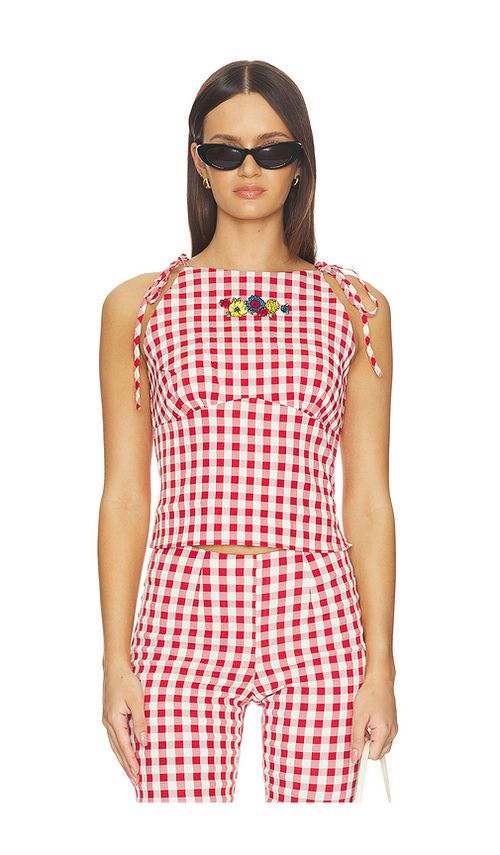 Lisa Says Gah Lucy Top in Red. XS. Also in S, M, L, XL