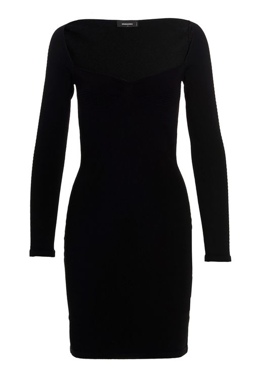 Ribbed Viscose Dress