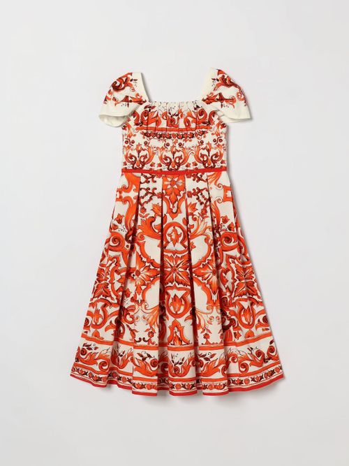 Dress Kids color Orange