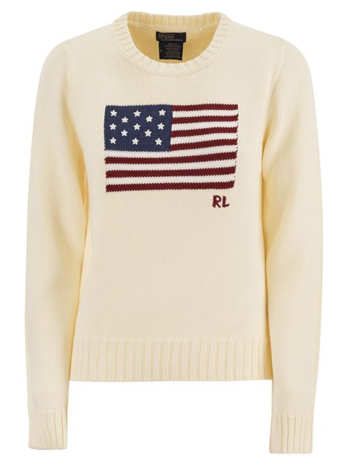 Cotton Crew-neck Sweater
