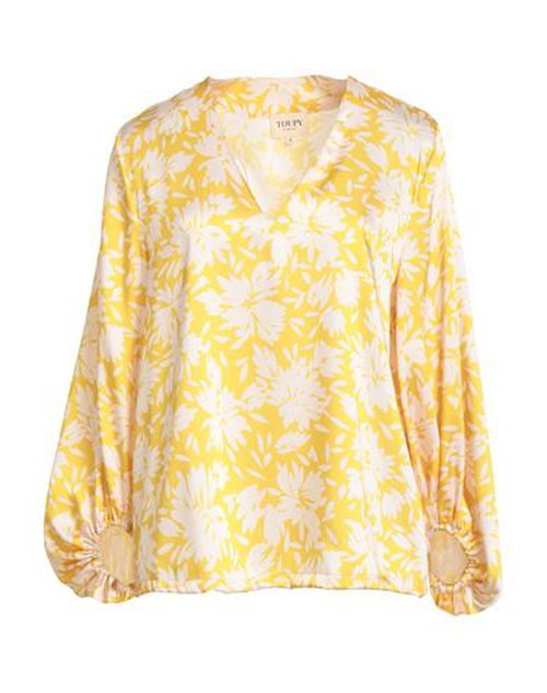 Woman Top Yellow Size S Polyester