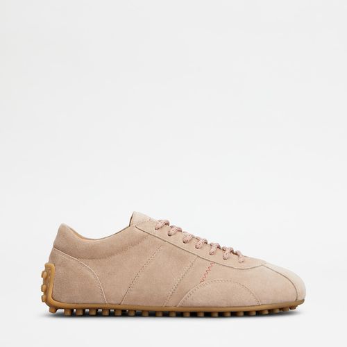 Tods Tod's - T-Marathon Sneakers in Suede, PINK, - Shoe