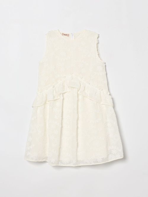 Dress Kids color White