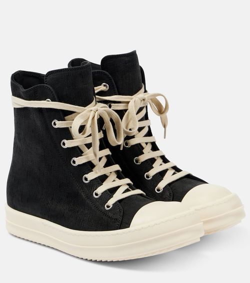 Sneaks high-top canvas sneakers
