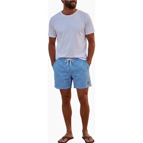 Men's Lyle And Scott Mens Swim Shorts - Blue