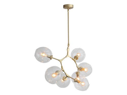 Fairfax 7-Light Chandelier in Brushed Bra