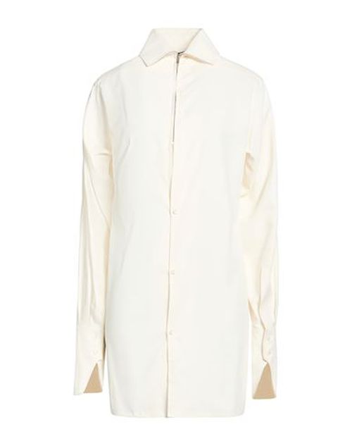 Woman Shirt Ivory Size 4 Viscose, Polyester