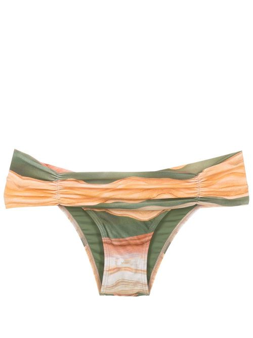 Jasper printed bikini bottom - Orange
