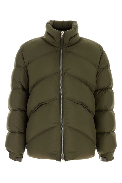 Microfiber Down Jacket — Olive Green